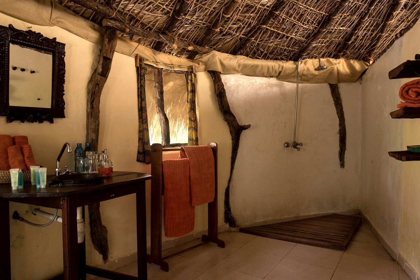Comfortable Mud Huts on Selous Game Reserve, Tanzania