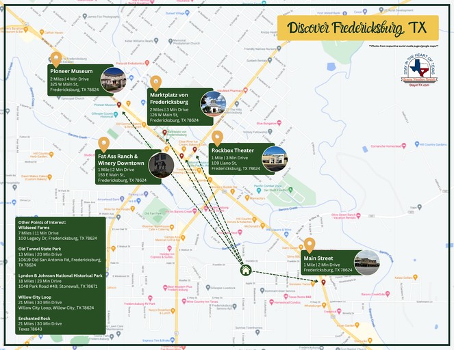 Cottages (United States of America, Fredericksburg, Texas)