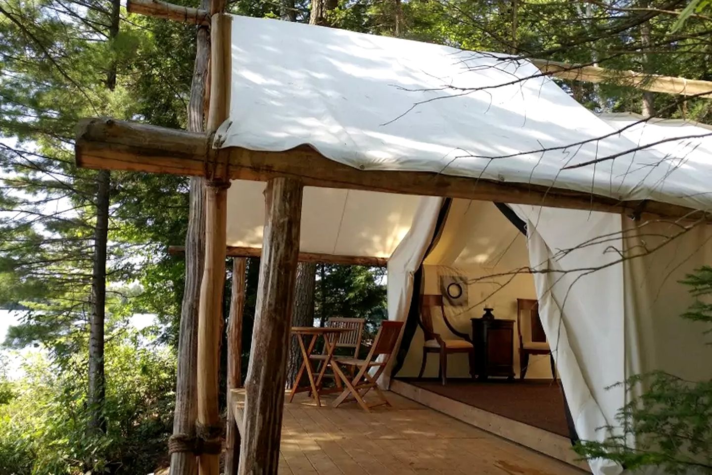 Amazing Lakefront Tent Rentals for a Secluded Glamping Getaway near Algonquin Park, Ontario