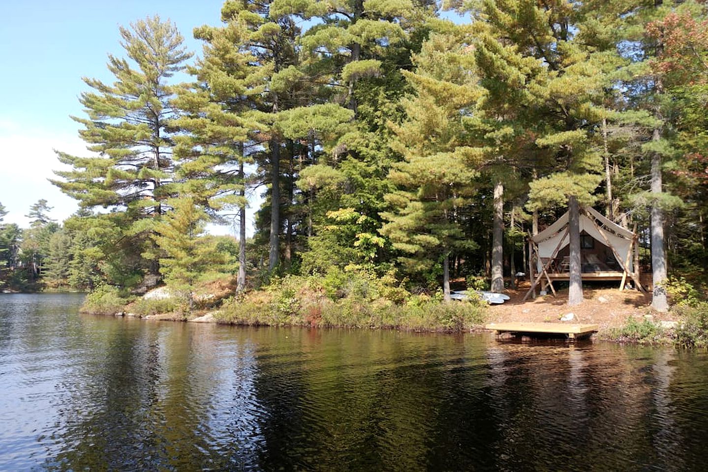 Amazing Lakefront Tent Rentals for a Secluded Glamping Getaway near Algonquin Park, Ontario