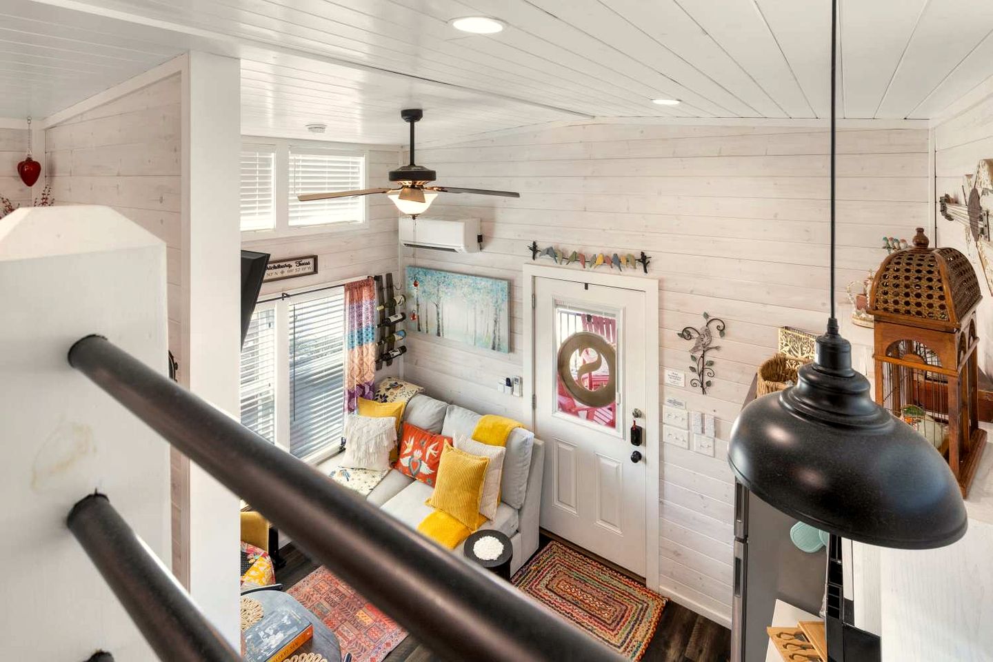 Stylish and Whimsical Tiny Home Retreat with Private Outdoor Oasis, Fire Pit, and Starry Hill Country Views Near Fredericksburg, TX