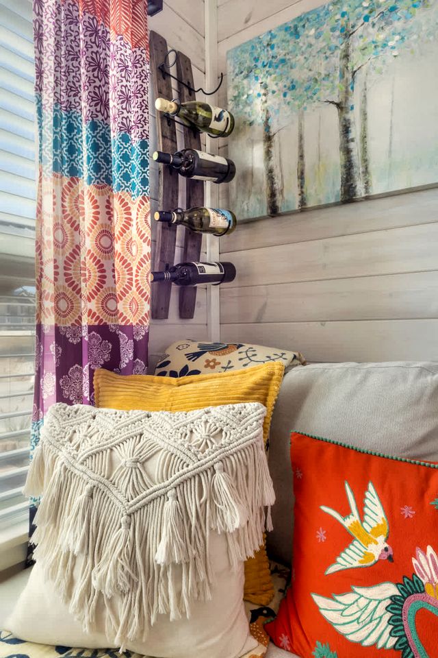 Stylish and Whimsical Tiny Home Retreat with Private Outdoor Oasis, Fire Pit, and Starry Hill Country Views Near Fredericksburg, TX