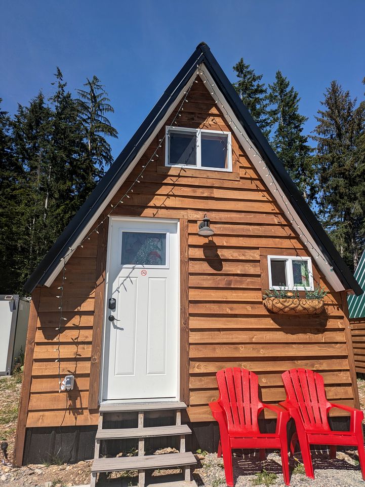 Cozy Forest Cabin with Farm Animals & Trails near Downtown in British Columbia