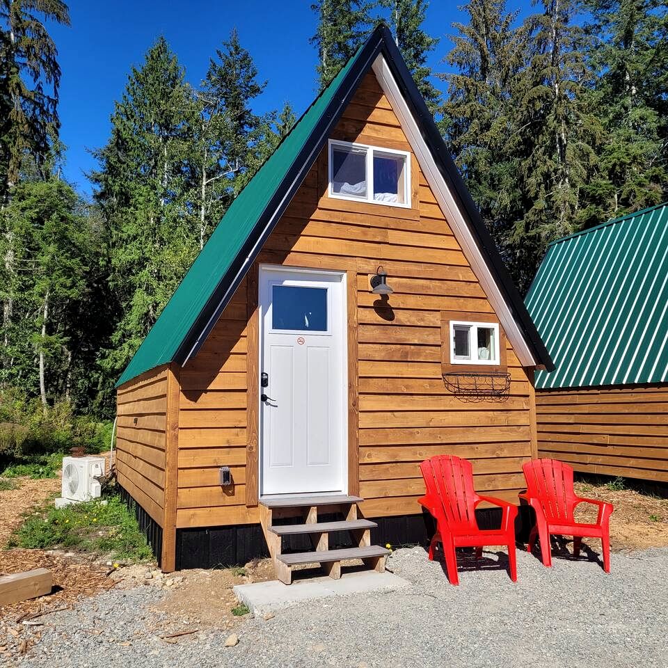 Cozy Forest Cabin with Farm Animals & Trails near Downtown in British Columbia