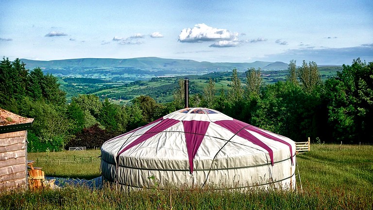 Yurts (Powys, Wales, United Kingdom)