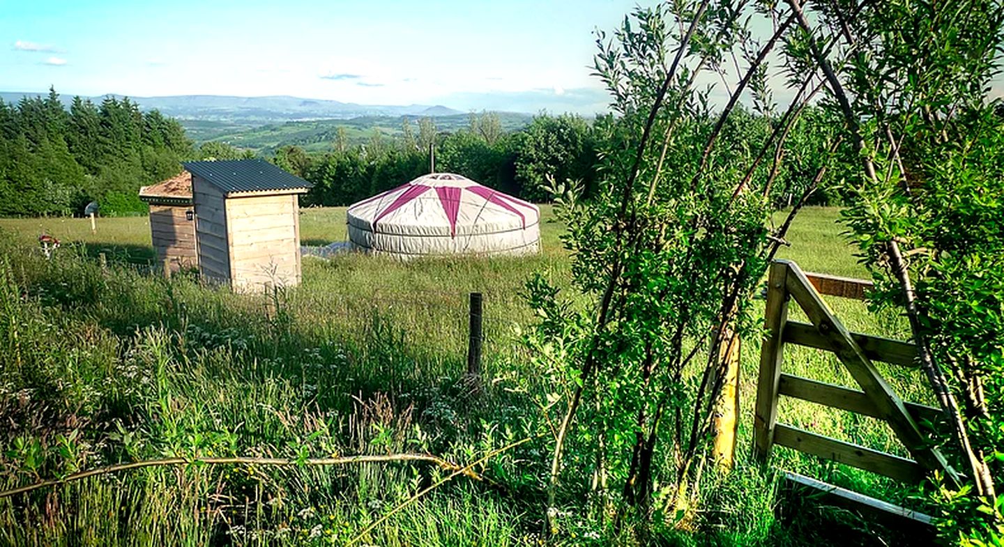 Mythical Yurts in the Picturesque Mid Wales Countryside
