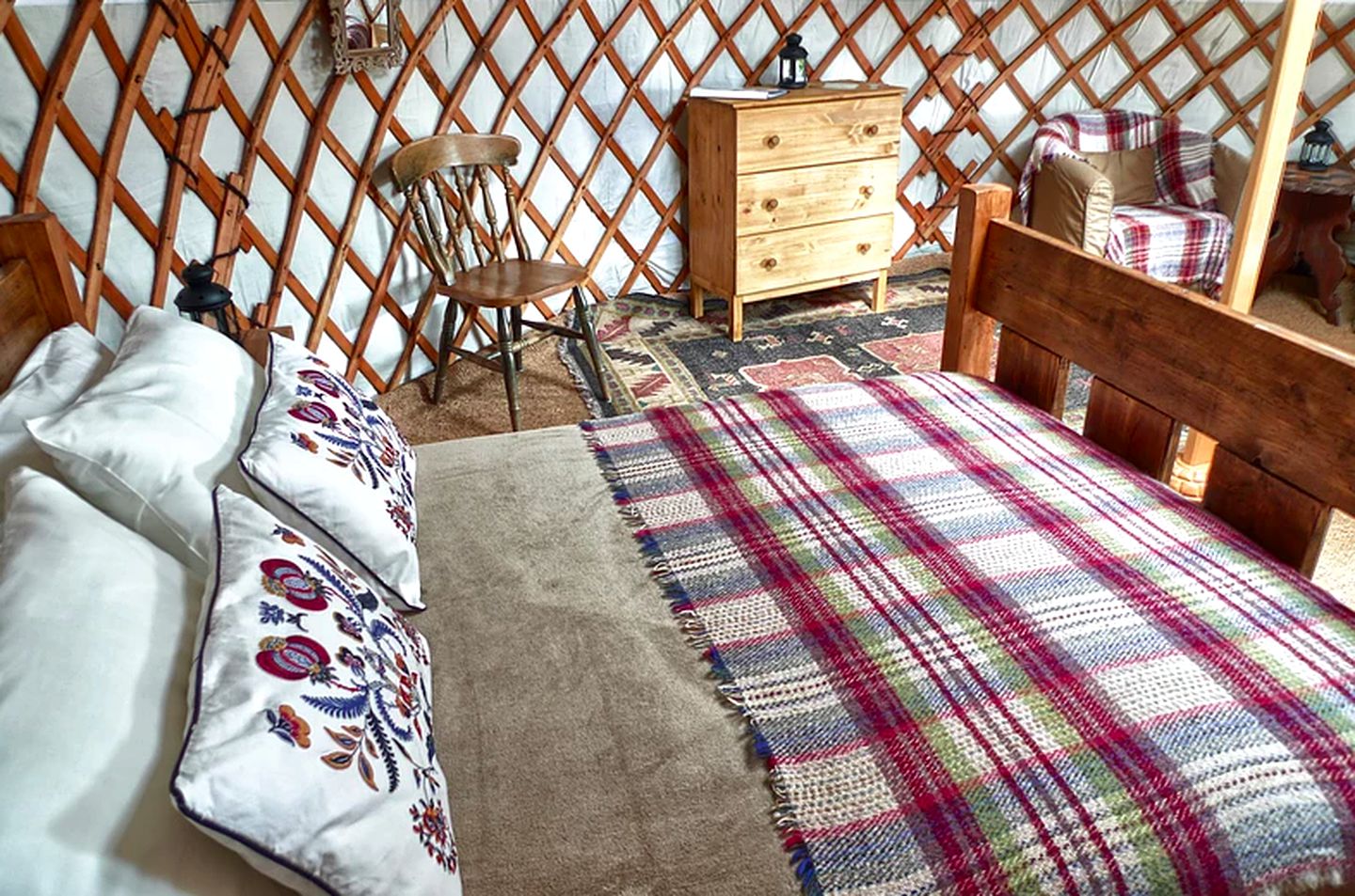 Mythical Yurts in the Picturesque Mid Wales Countryside