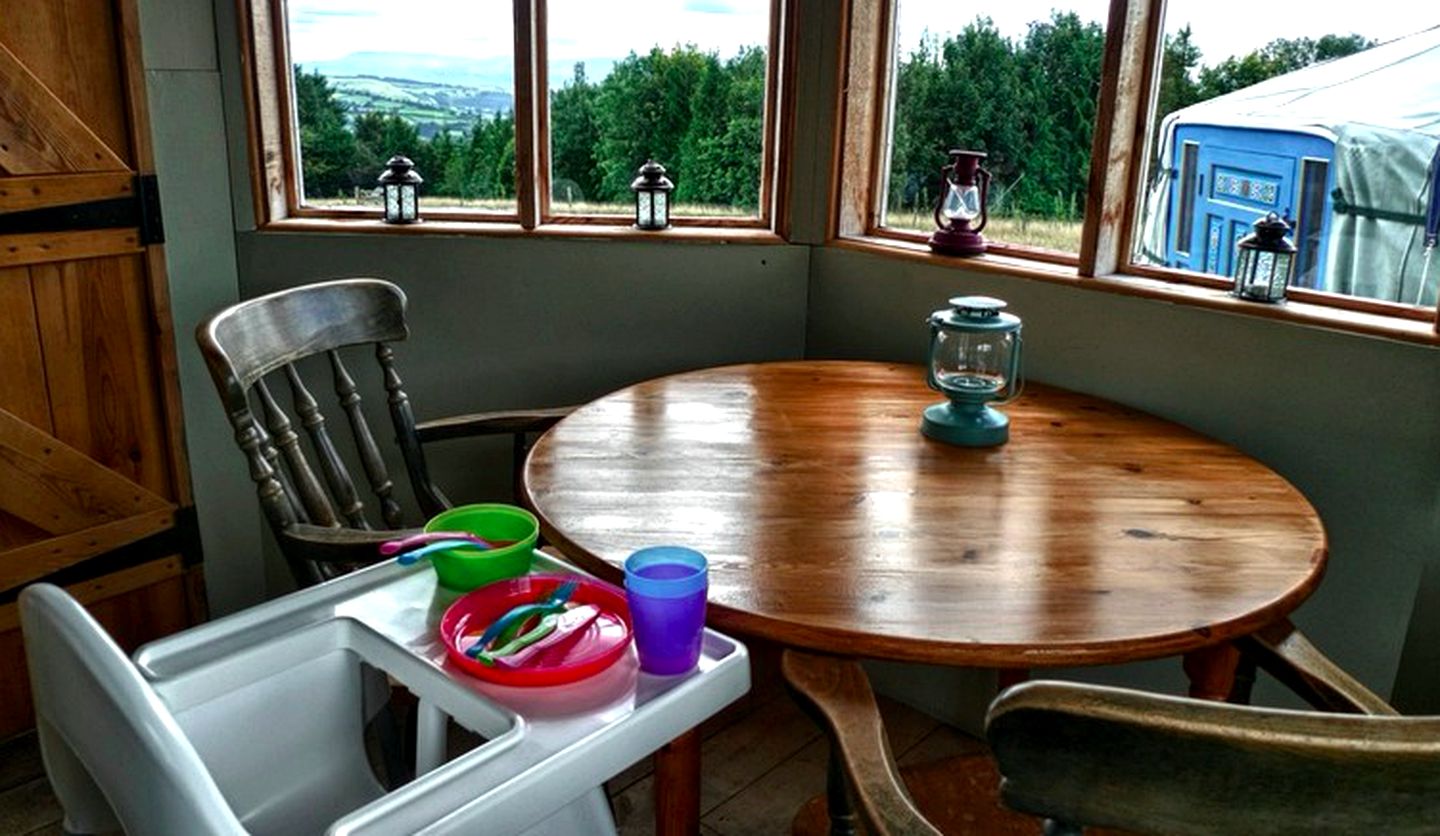 Mythical Yurts in the Picturesque Mid Wales Countryside