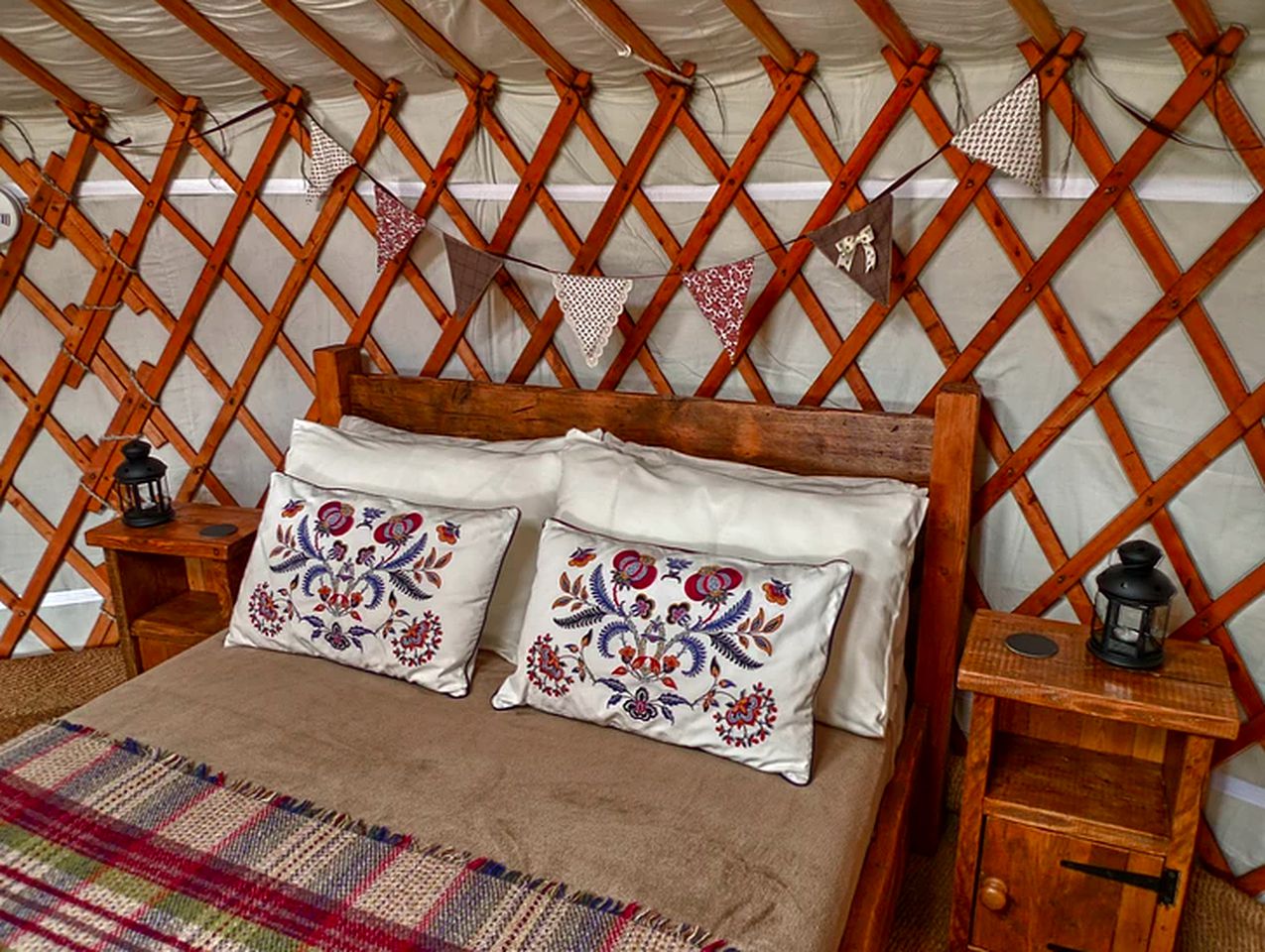 Mythical Yurts in the Picturesque Mid Wales Countryside