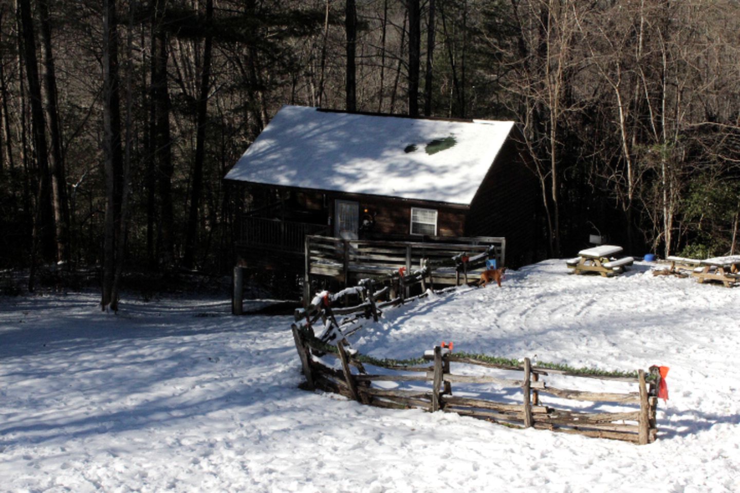 Inviting Cabin Retreat with a Private Hot Tub in Bryson City, North Carolina