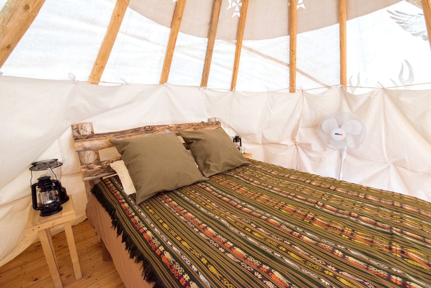 Traditional Native American Tipi in Scenic Canyon Country, Utah