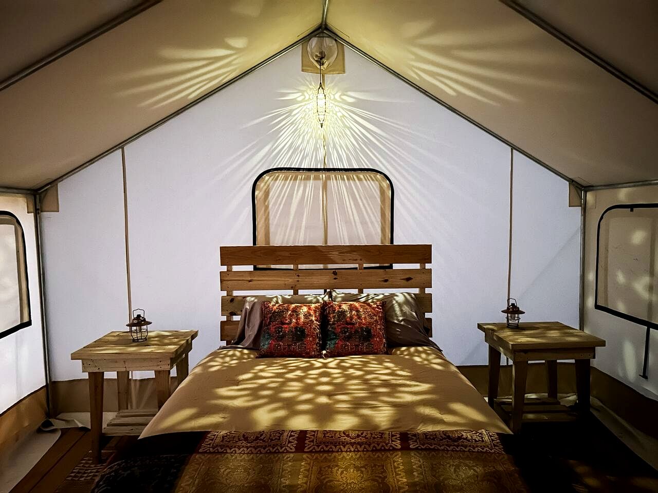 Cozy Glamping Tent with Farm Experience Near Kerr Lake, North Carolina