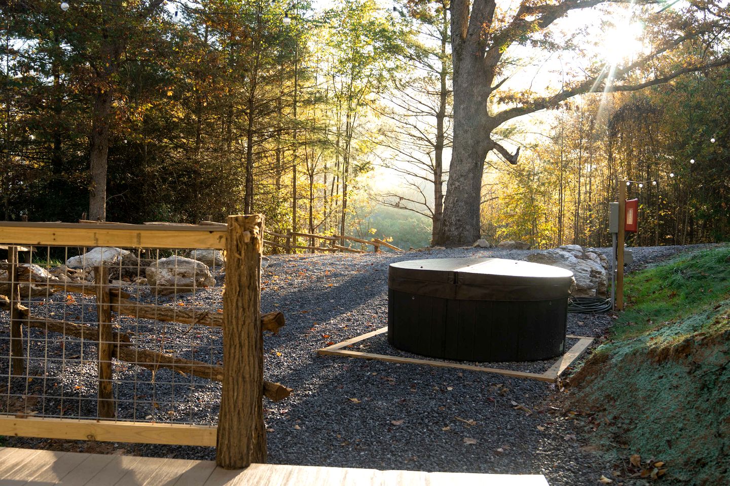 Nature Meets Luxury Glamping with Secluded Deck, Hot Tub, and Fire Pit in Waynesville, North Carolina