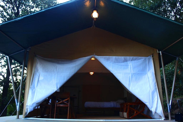 Magical Safari Tent Rentals with Views of Snow-Capped Himalayas in Uttarakhand, Northern India | Safari Tents (Shitlakhet, Uttarakhand, India)