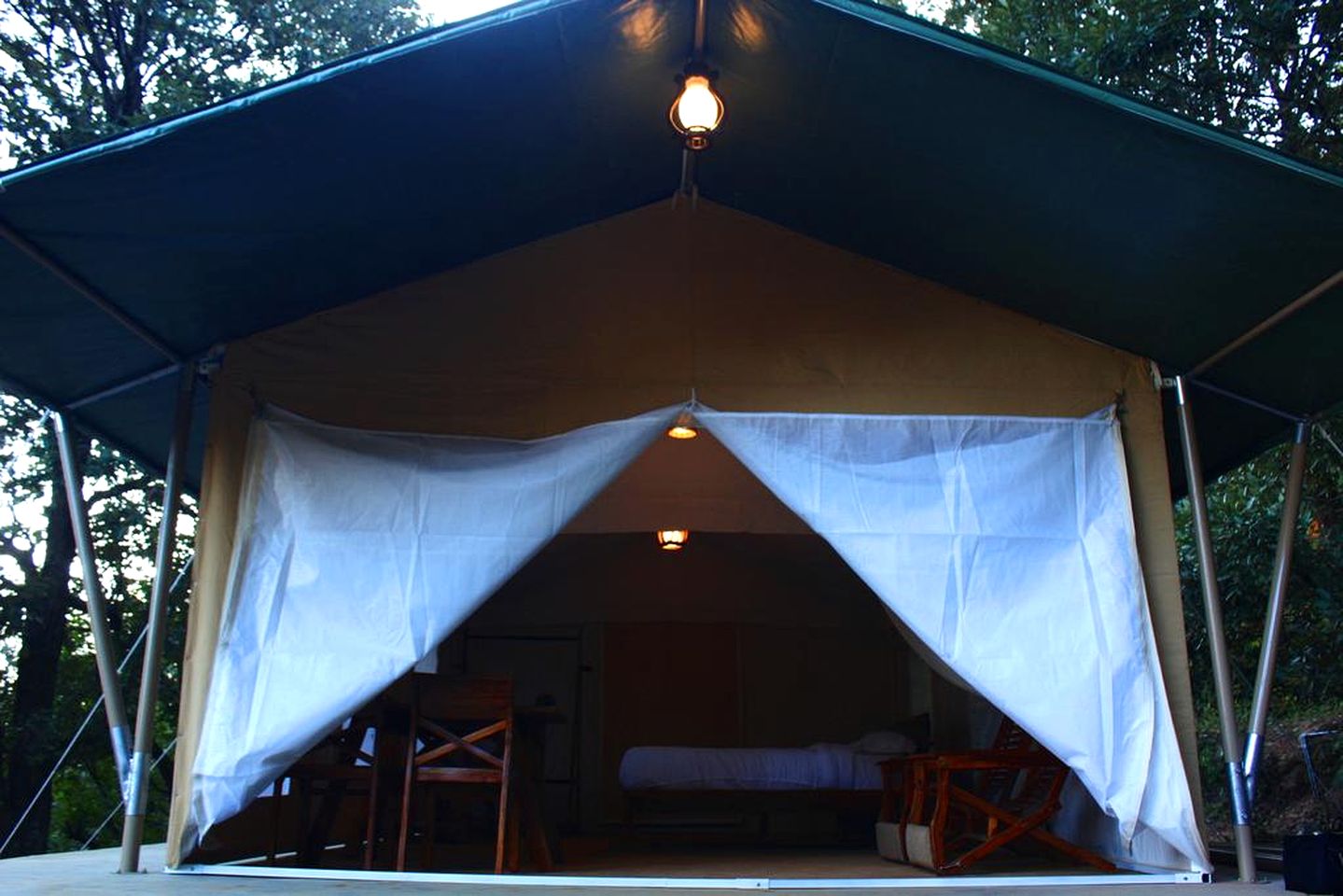 Magical Safari Tent Rentals with Views of Snow-Capped Himalayas in Uttarakhand, Northern India