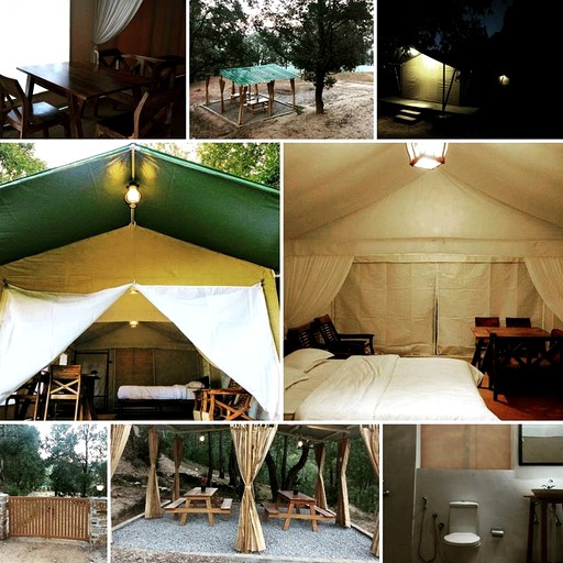 Magical Safari Tent Rentals with Views of Snow-Capped Himalayas in Uttarakhand, Northern India | Safari Tents (Shitlakhet, Uttarakhand, India)