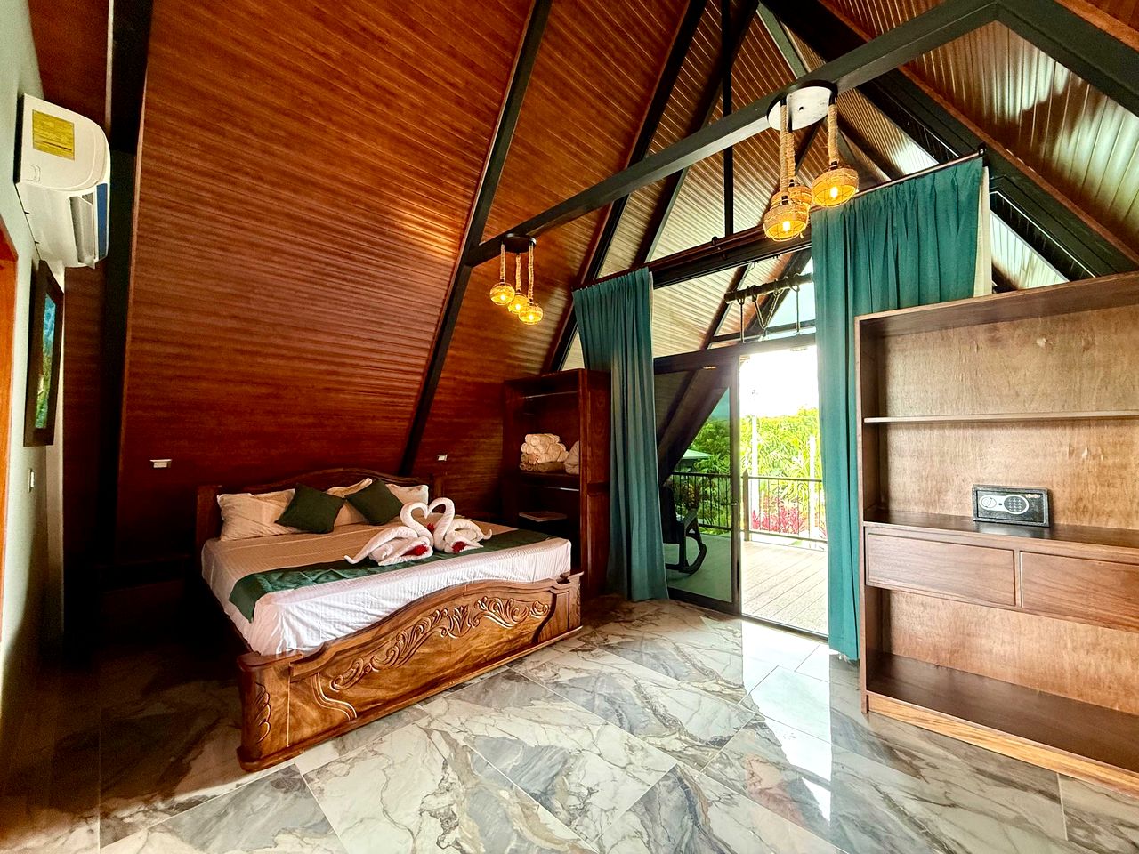 Secluded A-Frame Chalet with Private Pool and Volcano Views near La Fortuna, Costa Rica