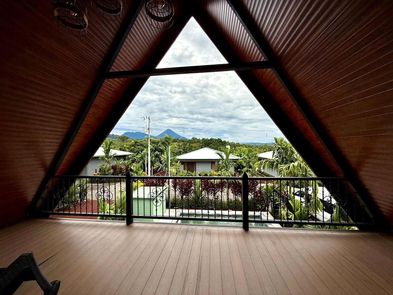 Secluded A-Frame Chalet with Private Pool and Volcano Views near La Fortuna, Costa Rica