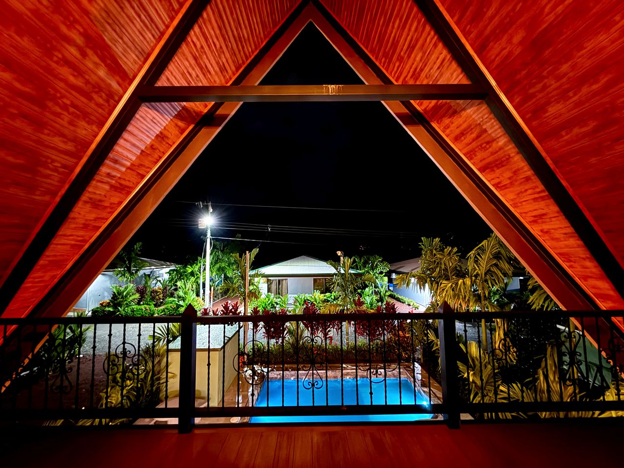 Luxurious A-Frame Chalet with Private Pool and Volcano Views near La Fortuna, Costa Rica