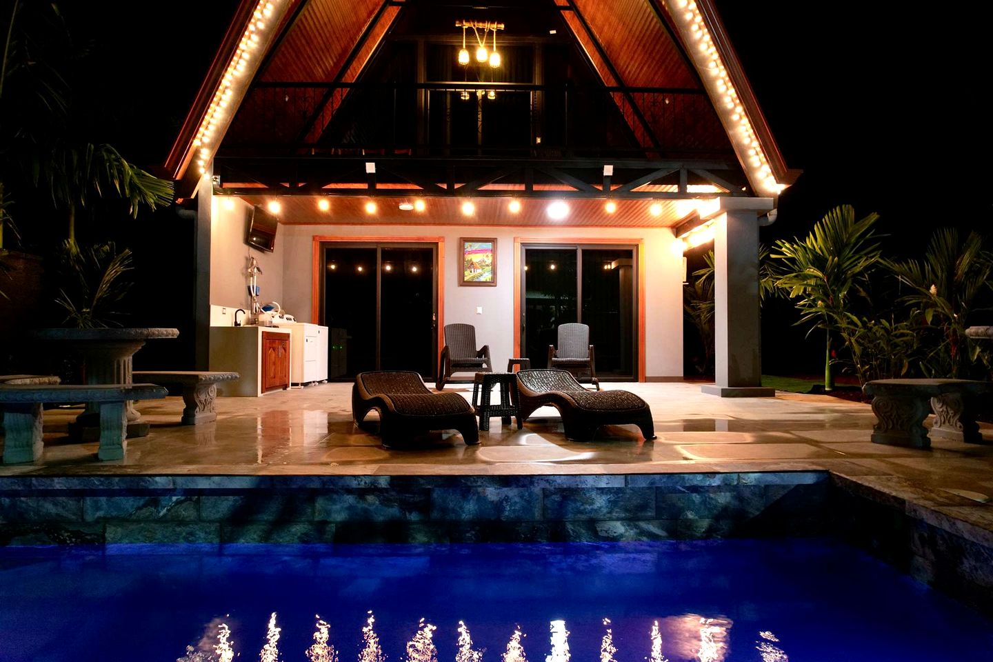 Luxurious A-Frame Chalet with Private Pool and Volcano Views near La Fortuna, Costa Rica