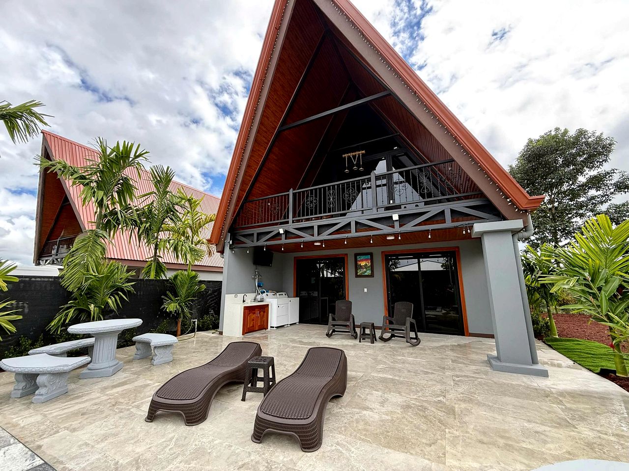 Luxurious A-Frame Chalet with Private Pool and Volcano Views near La Fortuna, Costa Rica