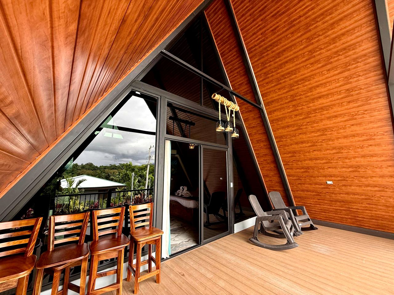 Luxurious A-Frame Chalet with Private Pool and Volcano Views near La Fortuna, Costa Rica