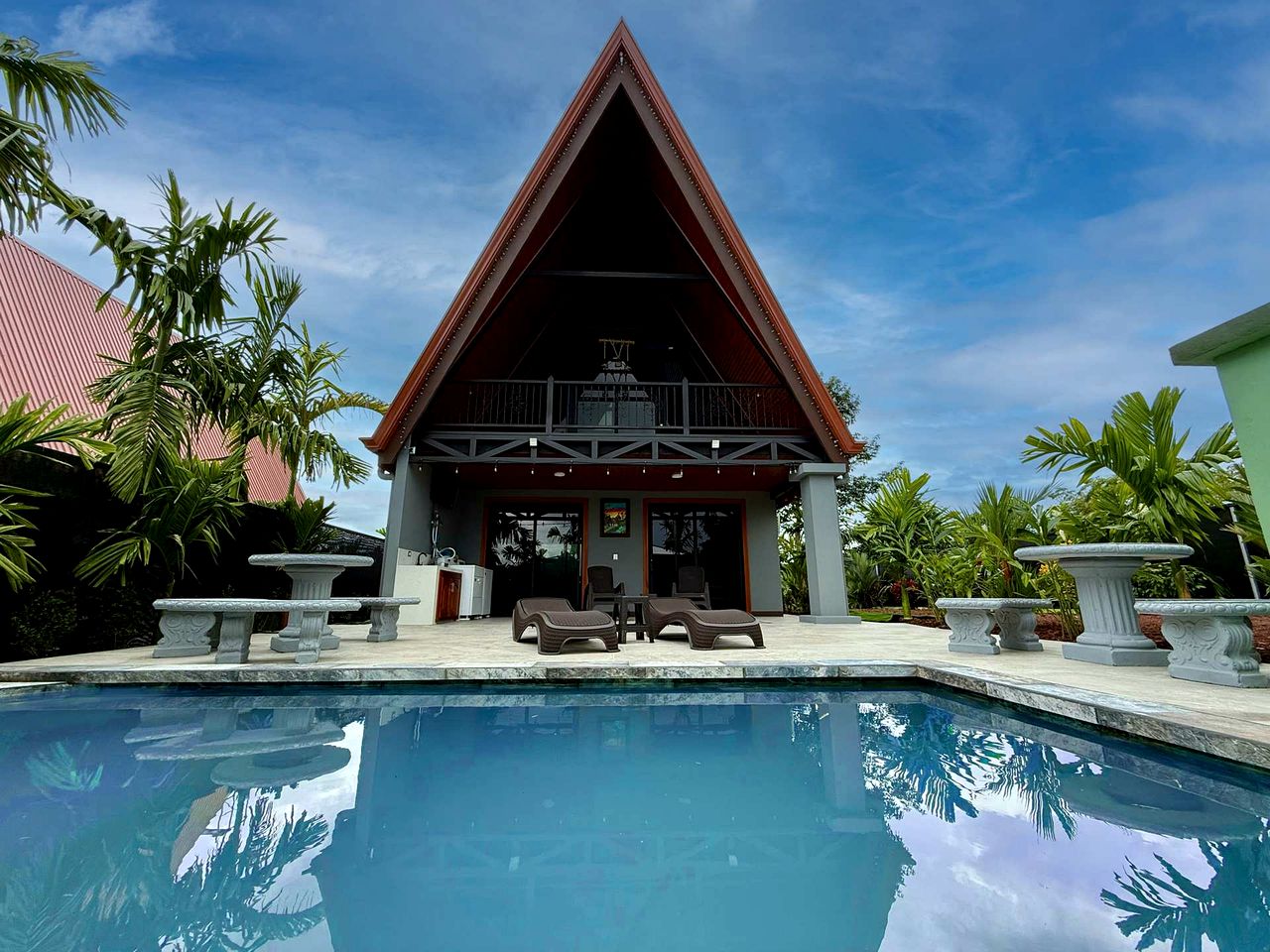 Luxurious A-Frame Chalet with Private Pool and Volcano Views near La Fortuna, Costa Rica