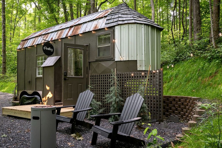 Enjoyable Harry Potter Inspired Tiny House Nestled Amidst Trees in Sylva, North Carolina