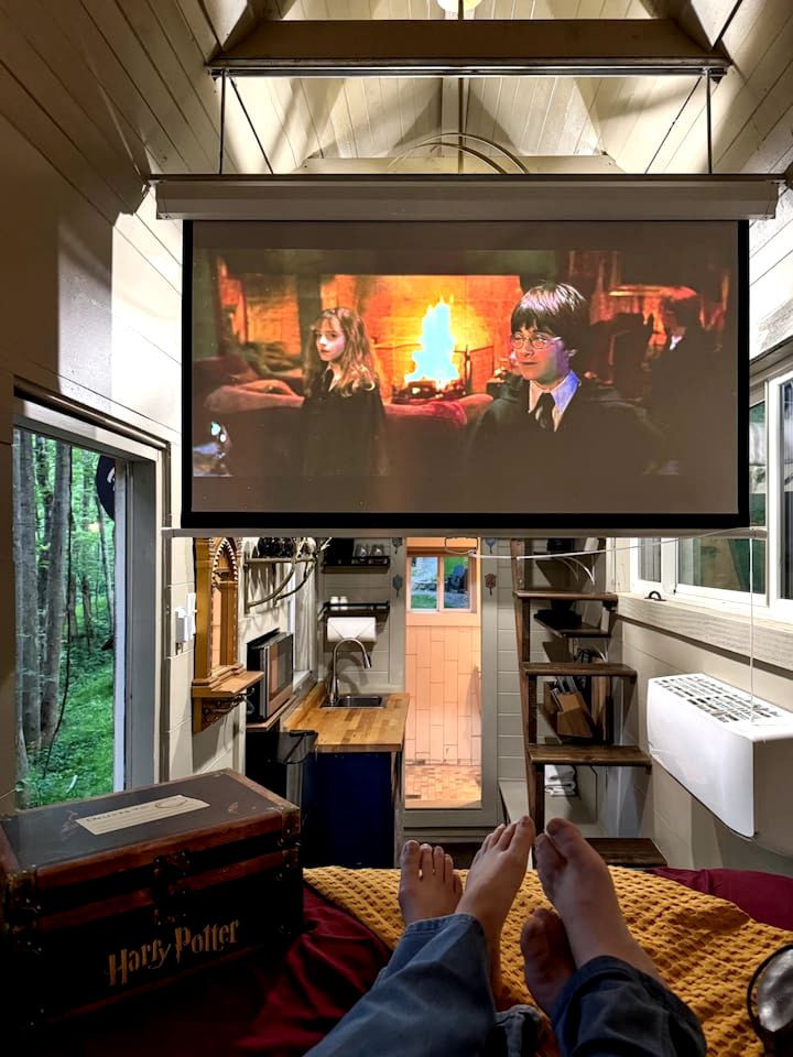 Enjoyable Harry Potter Inspired Tiny House Nestled Amidst Trees in Sylva, North Carolina