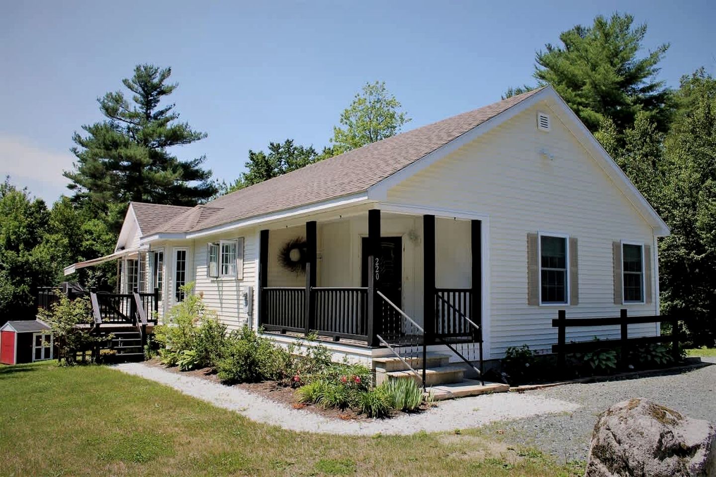 Spacious Ranch-Style Retreat with Private Deck, Nestled in Nature Near Acadia, Hancock Maine