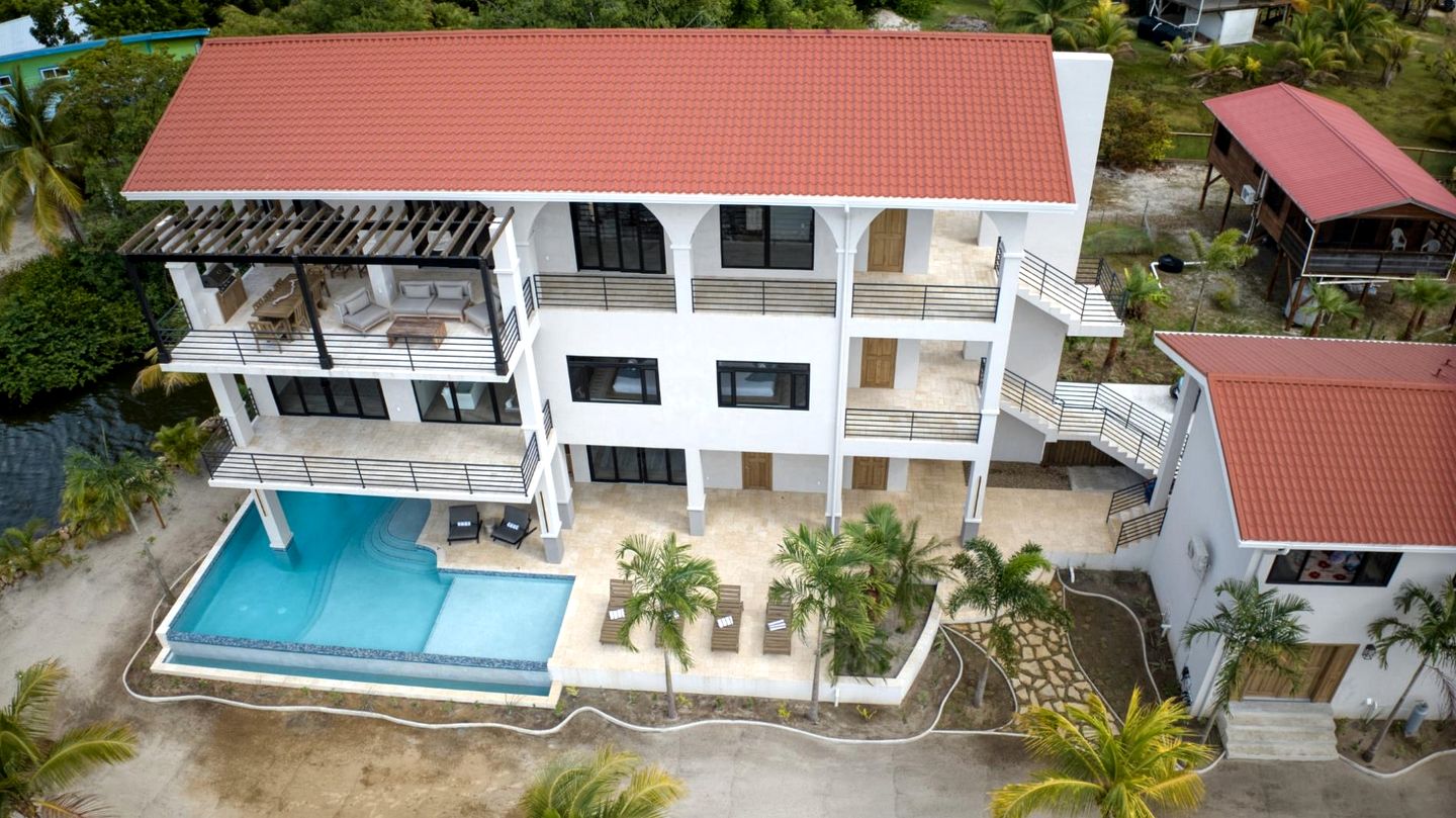 Elegant Three Floors Beach House in Belize City, Belize District