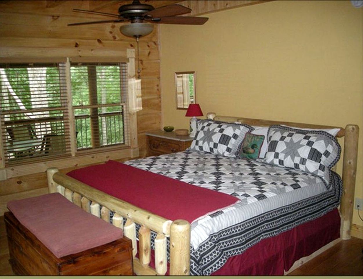 Rustic Cabin Nestled Deep in Woods near West Jefferson, North Carolina