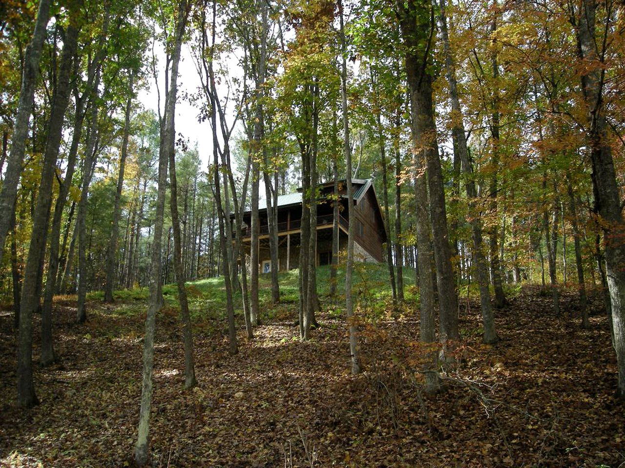 Rustic Cabin Nestled Deep in Woods near West Jefferson, North Carolina