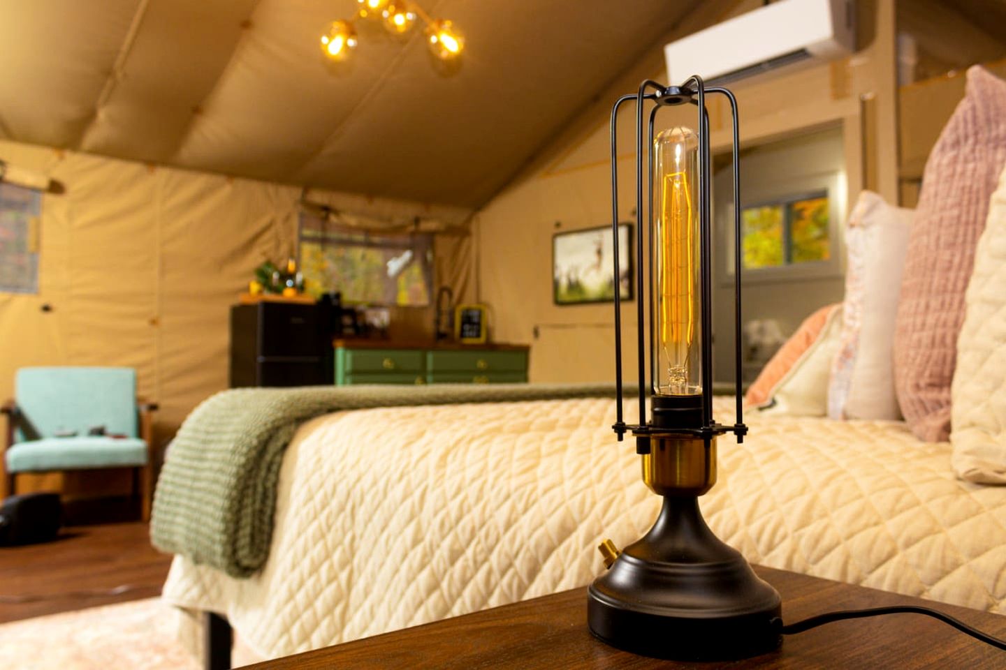 Luxury Safari Tent Near Great Smoky Mountains National Park, Tennessee