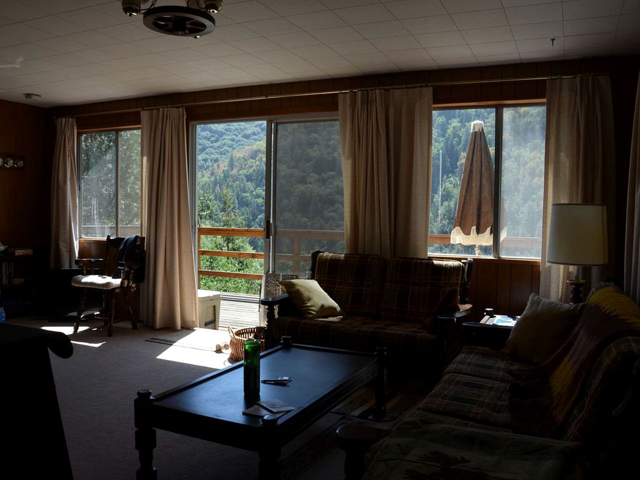Rustic Cabin Rental with Incredible Views from Deck in Camp Nelson, California