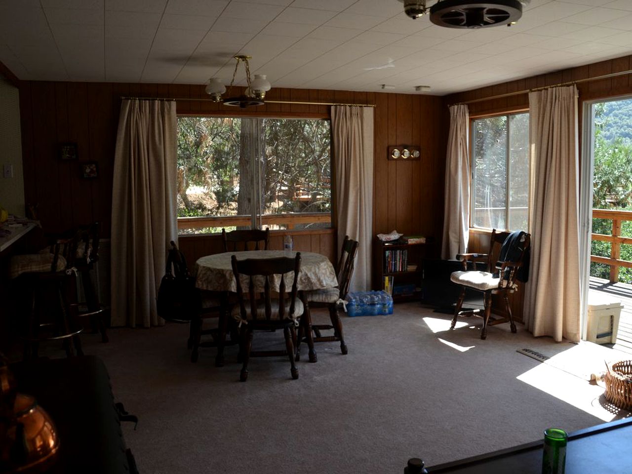 Rustic Cabin Rental with Incredible Views from Deck in Camp Nelson, California