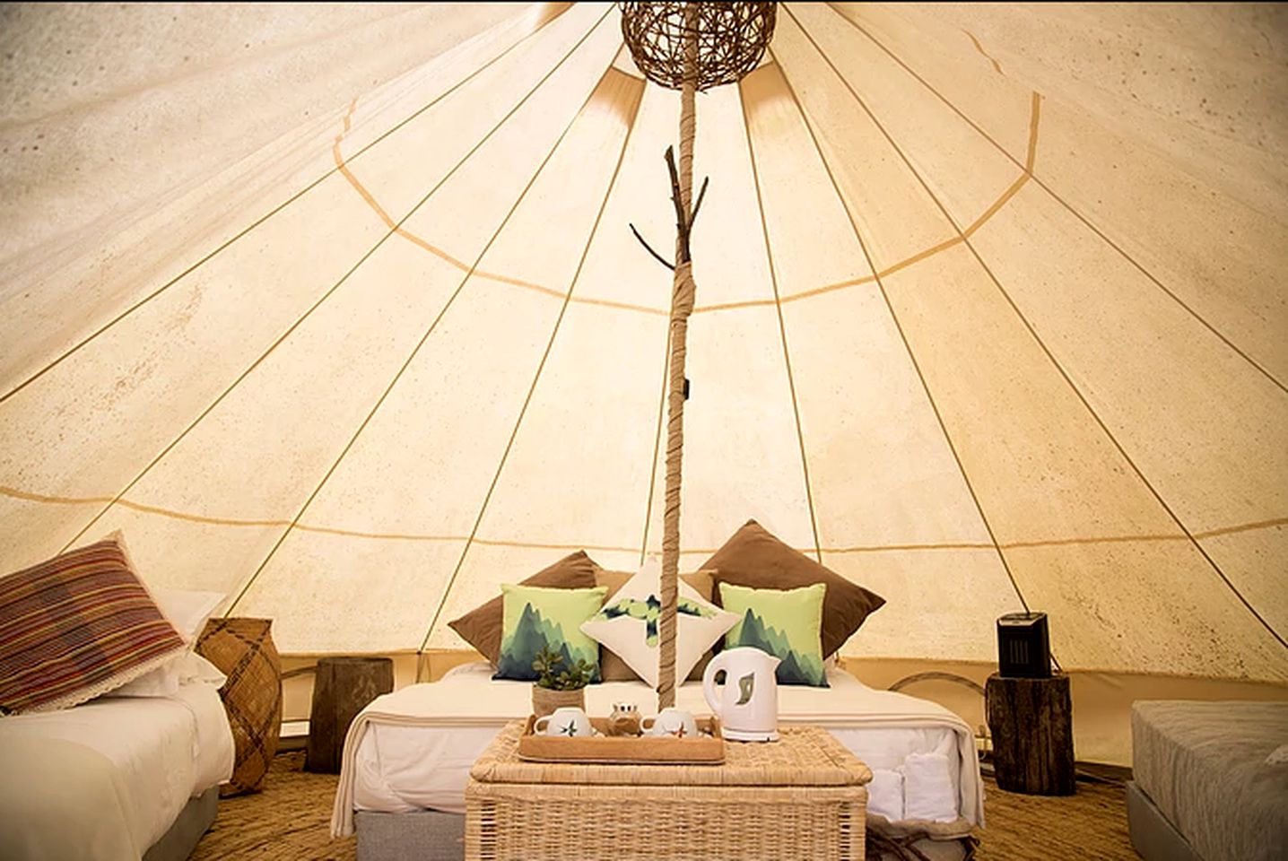 Luxury Family Bell Tent Camping near Bogota, Colombia