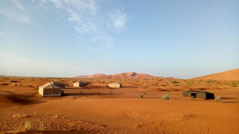 Safari Tents (Merzouga, Drâa-Tafilalet Region, Morocco)