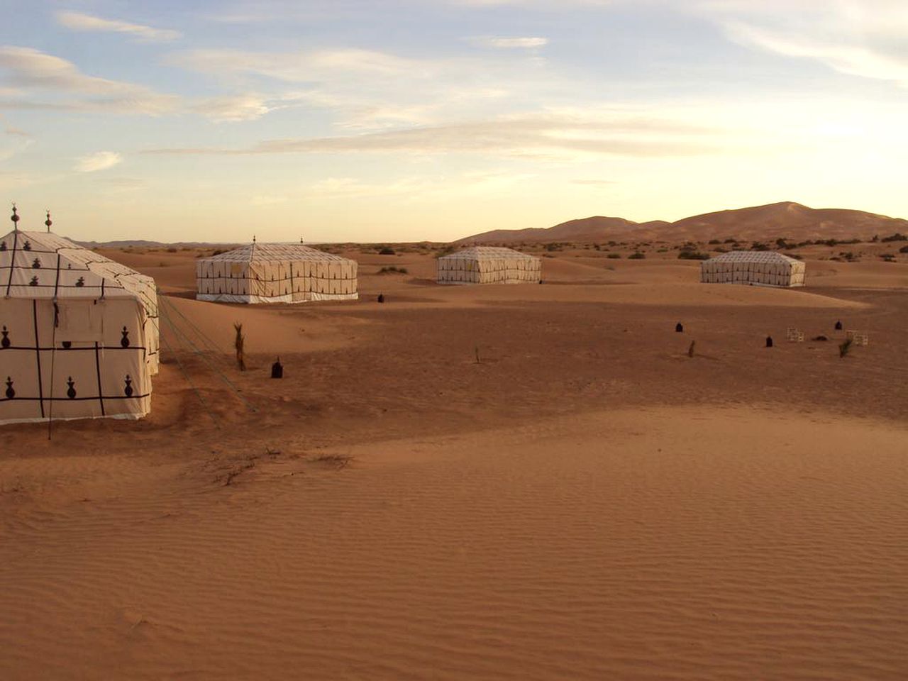 Unique Glamping Tent with On-Site Restaurant in Merzouga, Morocco