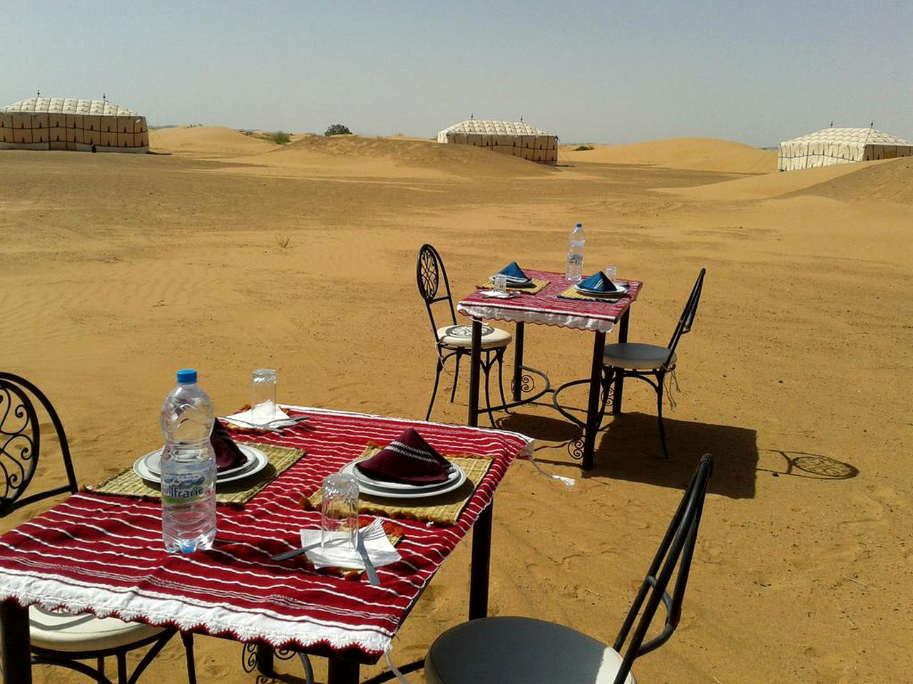 Unique Glamping Tent with On-Site Restaurant in Merzouga, Morocco