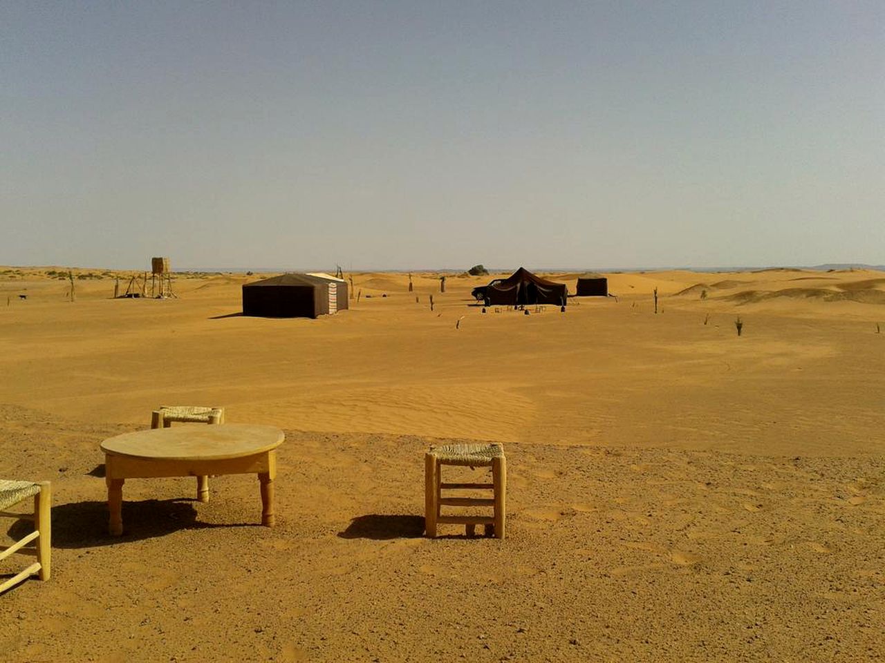 Unique Glamping Tent with On-Site Restaurant in Merzouga, Morocco