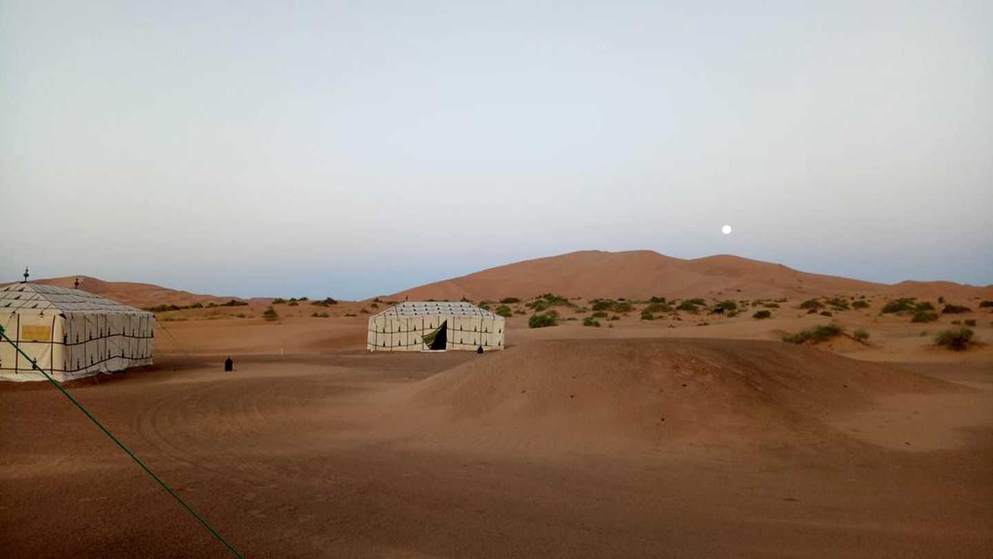 Spacious Tent Accommodation for a Desert Getaway in Merzouga, Morocco