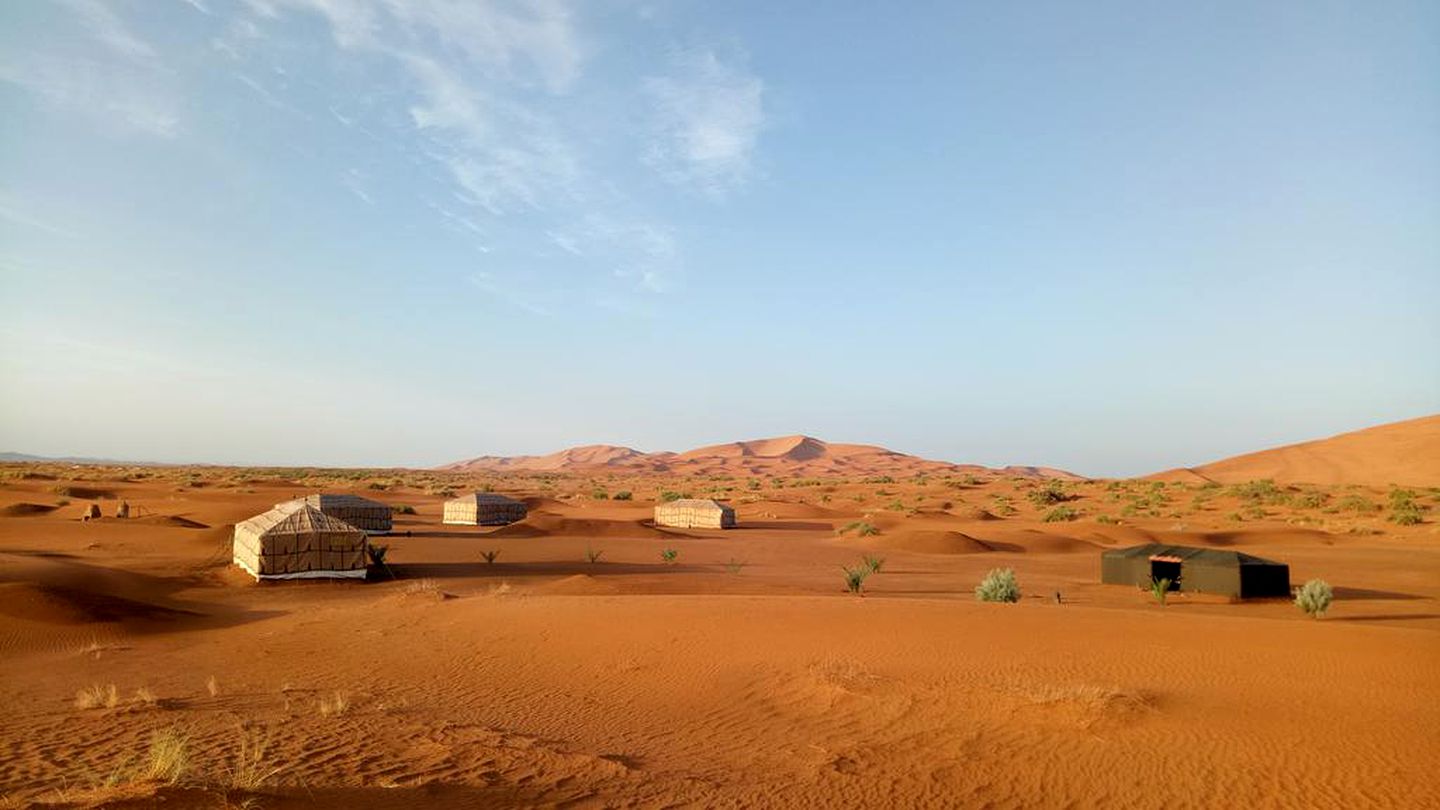 Spacious Tent Accommodation for a Desert Getaway in Merzouga, Morocco