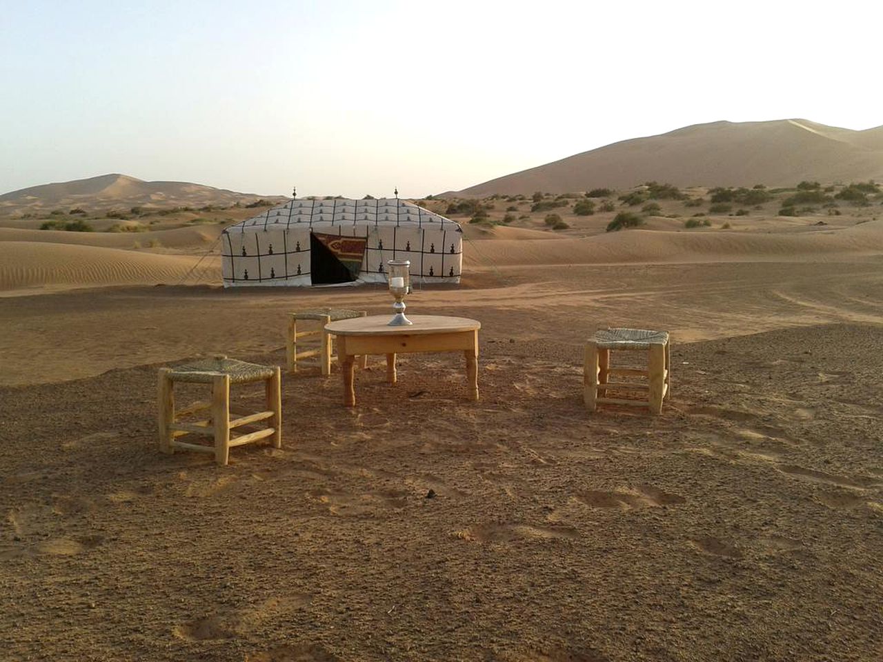 Spacious Tent Accommodation for a Desert Getaway in Merzouga, Morocco