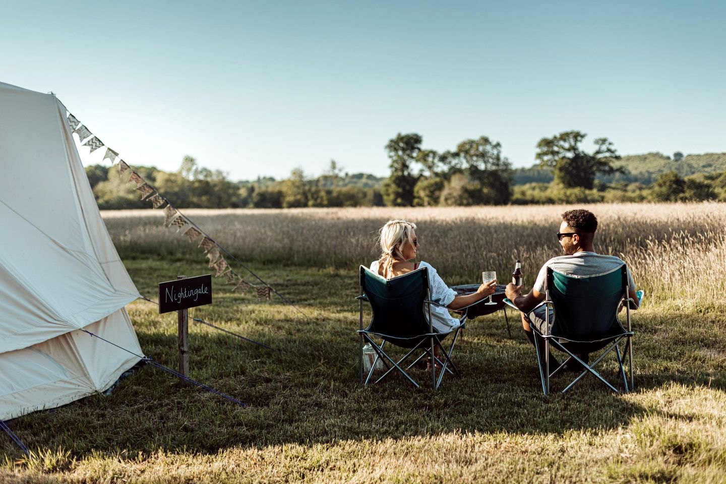 Secluded Luxury Glamping in a Tranquil Meadow Escape in England, United Kingdom