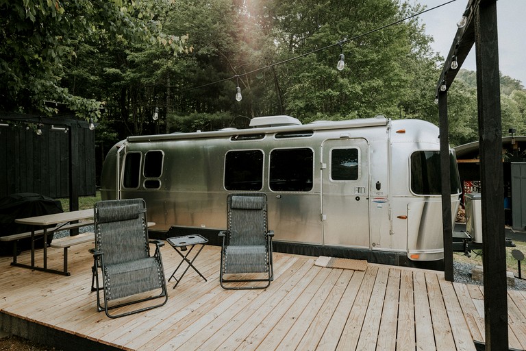 Modern Airstream Perfect for Couples Getaway in Erwin, Tennessee
