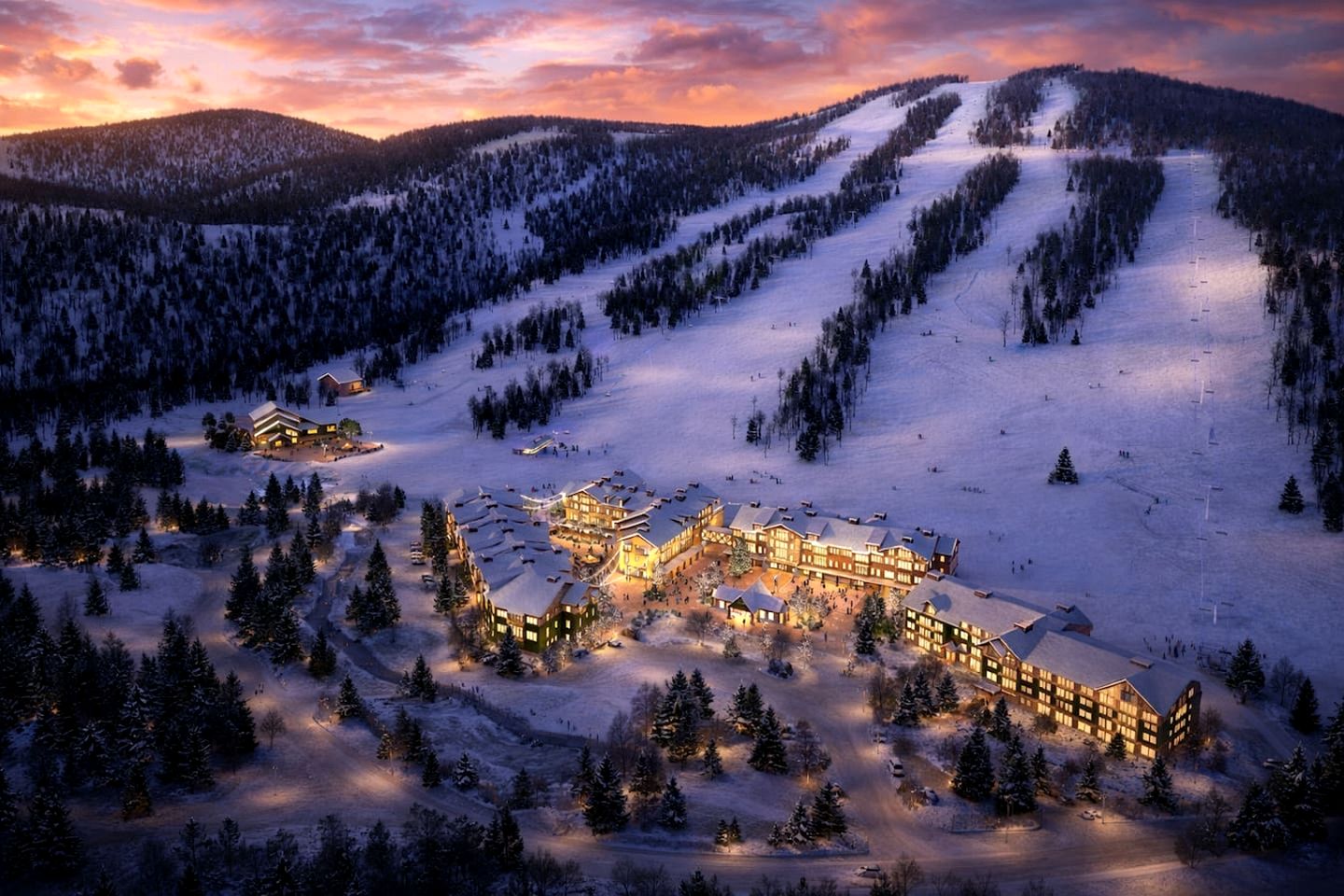 Modern Alpine Retreat with Private Hot Tub and Fireplace in North Conway, New Hampshire