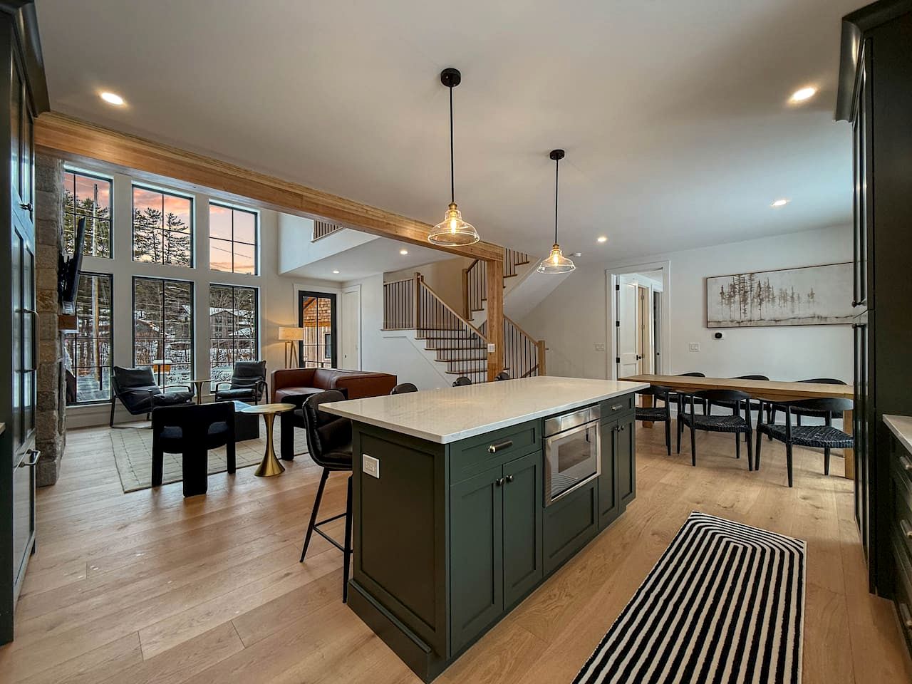 Modern Alpine Retreat with Private Hot Tub and Fireplace in North Conway, New Hampshire