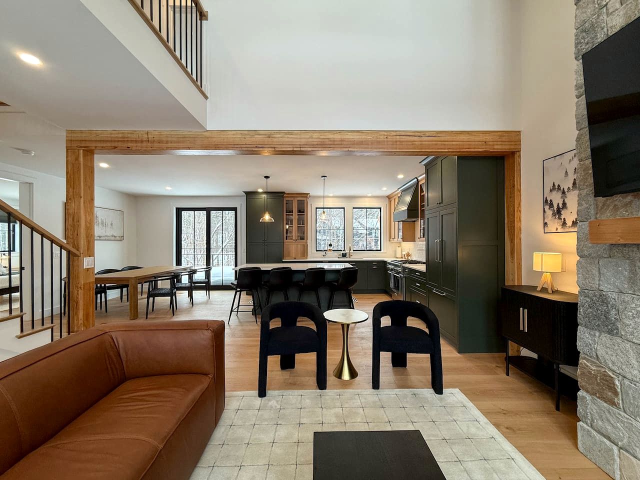 Modern Alpine Retreat with Private Hot Tub and Fireplace in North Conway, New Hampshire