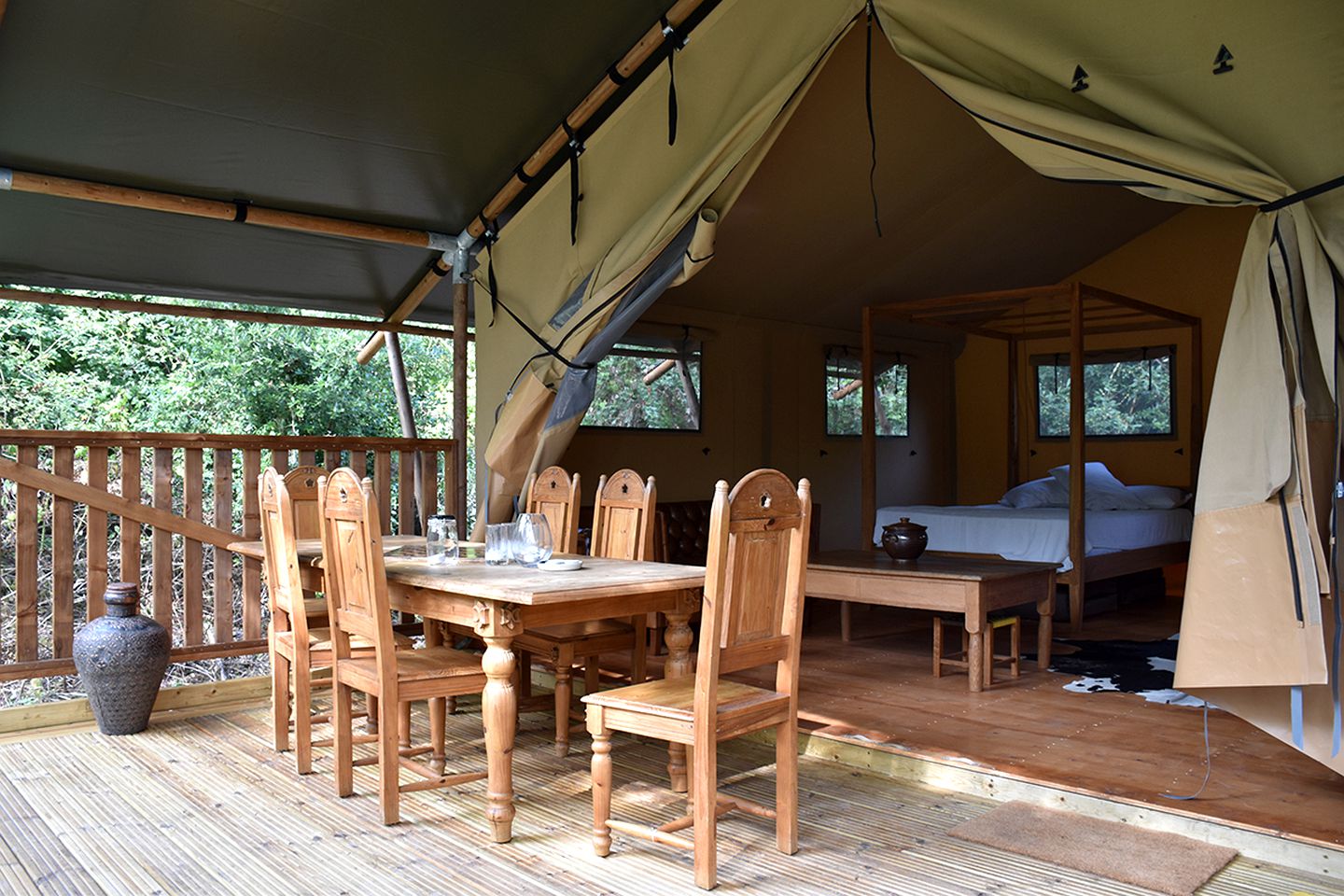 Spacious Safari Tent for a Glamping Experience near the Beach in Norfolk, England